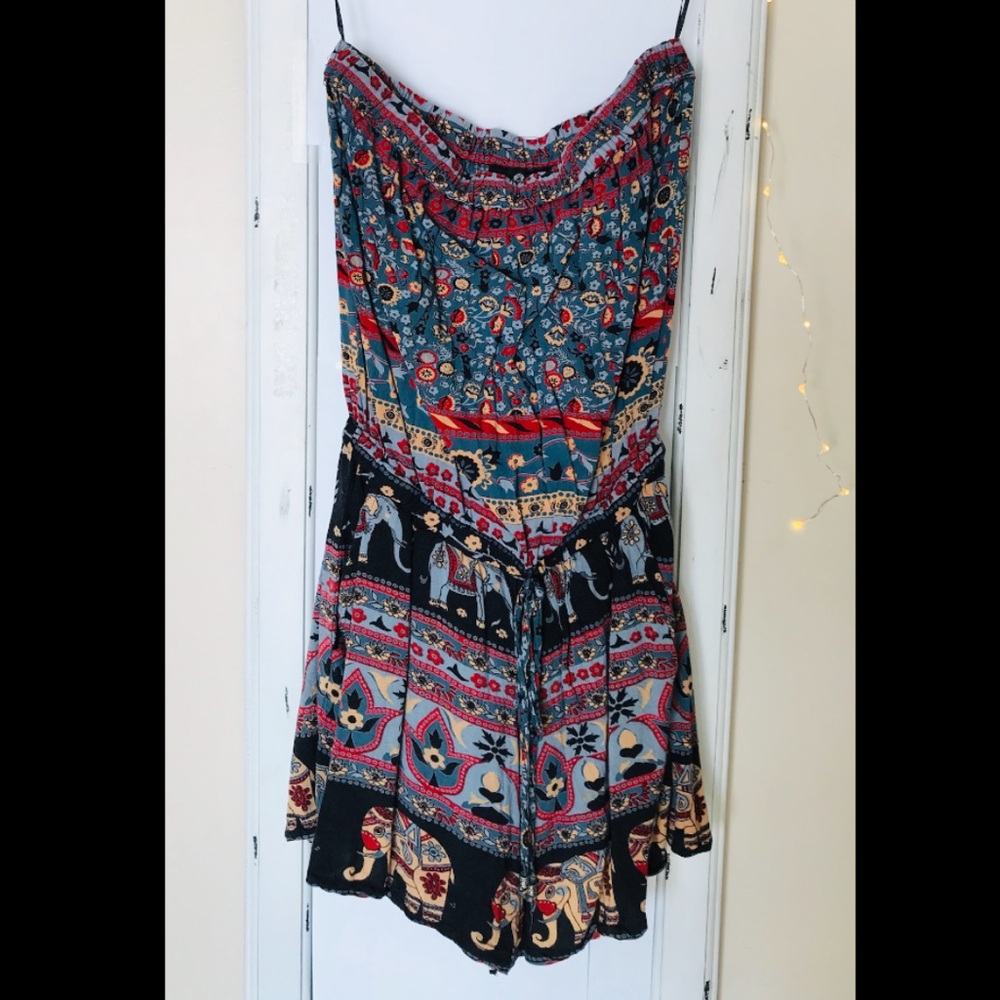 Strapless Romper